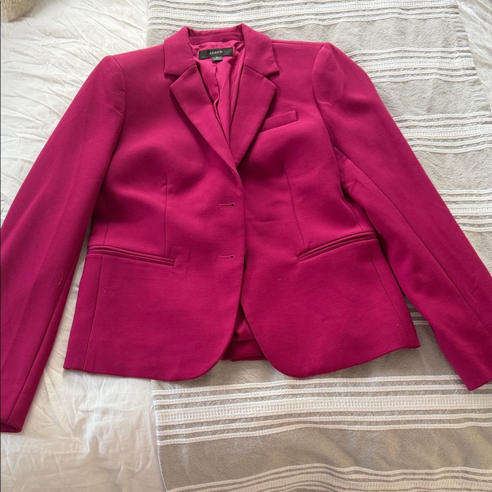 J. Crew Vibrant Pink Blazer